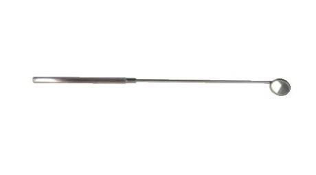 BR Surgical BR Surgical Laryngeal Mirror Size 10 / 30 mm Stainless Steel With Handle - BR52-27230