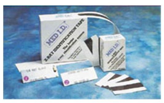 Medical Id Systems LABEL, RADIO X-RAY OPAGUE 3/4"X3" (300/BX) - 75-03/300