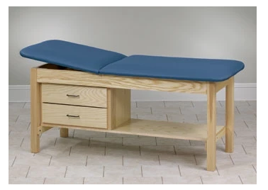 Clinton Industries ETA Classic Series Treatment Table with Drawer Fixed Height 400 Lbs. - 1013-30-3SB