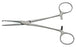 BR Surgical - Hemostatic Forceps Rochester-Oschner 6-1/4 Inch Length Surgical Grade Stainless Steel NonSterile Ratchet Lock Finger Ring Handle Curved Serrated Tips with 1 X 2 Teeth - BR12-32116