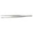 BR Surgical - Tissue Forceps Russian 6 Inch Length Surgical Grade Stainless Steel NonSterile NonLocking Thumb Handle Straight Radially Serrated Cups - BR10-25615
