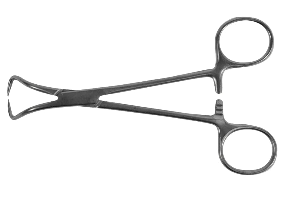 Aesculap - Towel Clamp Backhaus 5-1/4 Inch Length - BF433R