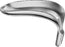 Aesculap - Vaginal Speculum Blade Bozemann NonSterile Surgical Grade Stainless Steel Large Blade Only Reusable Without Light Source Capability - EL758R
