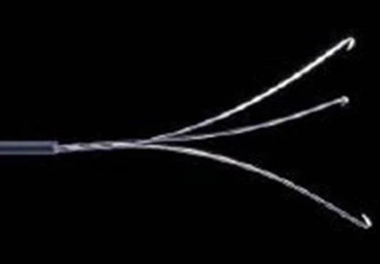 BR Surgical - Grasping Forceps 60 cm Double Action Jaw, Flexible - BR980-7023-005