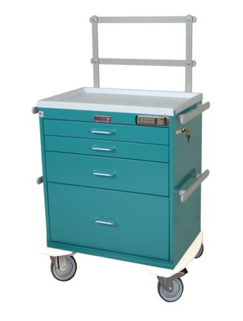 CART, ANES 4DRWR SHORT