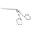 BR Surgical - Micro Ear Forceps 3-1/4 Inch Length Surgical Grade Stainless Steel NonSterile NonLocking Finger Ring Handle Straight 0.5 mm Oval Cups - BR44-36045