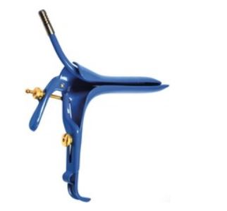 BR Surgical BR Surgical Electrosurgical Vaginal Speculum Graves NonSterile Surgical Grade Coated German Stainless Steel Medium 40 mm Yoke Opening with PSE Tube Reusable Without Light Source Capability - BR71-11502