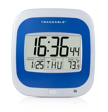 Control 3 Holdings LLC CLOCK, WALL DIGITAL TRACEABLE CALENDAR/ROOM TEMP 9 1/4"X10" - 1072