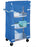 Distribution Systems International - Linen Cart with Cover 4 Shelves Stainless Steel Frame / Nylon Cover - L3-332