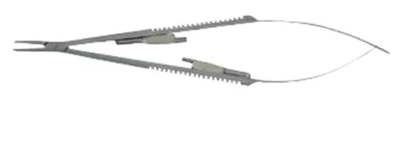 BR Surgical - Needle Holder 5-1/2 Inch Length 1.4 mm Wide Straight Smooth Tip - BR24-67614