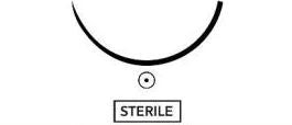 Polysorb - Suture Loop with Needle Absorbable Coated Violet Suture Braided Polyester Size 0 60 Inch Suture 1-Needle 37 mm Length 1/2 Circle Taper Point Needle - CL-871-L
