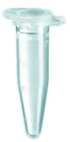 Eppendorf Flex-Tube - Microcentrifuge Tube Conical Bottom Plain 11 X 38 mm 1.5 mL Without Color Coding Hinged Snap Cap Polypropylene Tube - 20901-551