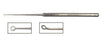 BR Surgical BR Surgical Ear Curette Buck 6-1/2 Inch Length Single-ended Handle Size 2 Tip Curved Blunt Fenestrated Round Tip - BR44-12002
