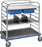 Pedigo Products Utility Cart Stainless Steel 26-1/8 X 39-3/8 X 42-1/8 Inch - CDS-147-C