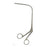 BR Surgical Laryngeal Polyp Forceps Jurasz 9 Inch Finger Ring Handle Up Open - BR52-11504