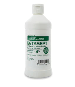Betasept - Surgical Scrub Solution 32 oz. Bottle 4% Strength CHG (Chlorhexidine Gluconate) NonSterile - 67618020030
