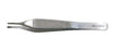 BR Surgical - Tissue Forceps Adson-Brown 4-3/4 Inch Length Surgical Grade Stainless Steel / Tungsten Carbide NonSterile NonLocking Thumb Handle Straight 7 X 7 Side Grasping Teeth - BR10-18912