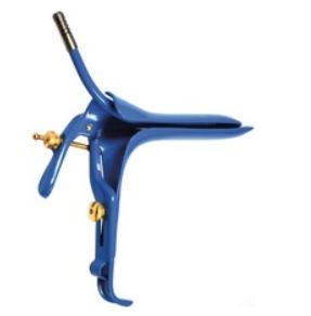 BR Surgical BR Surgical Electrosurgical Vaginal Speculum Graves NonSterile Surgical Grade Coated German Stainless Steel Large 40 mm Yoke Opening with PSE Tube Reusable Without Light Source Capability - BR71-11503