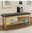 ETA Classic Series - H-Brace Treatment Table with Shelf Fixed Height - 1020-27-PRPLGRYNAT