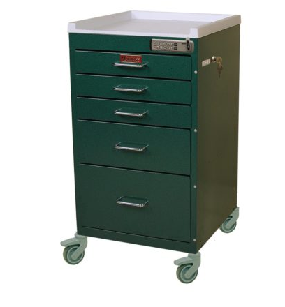 Harloff Mini-Line Treatment Cart 5 Drawers - 3145E