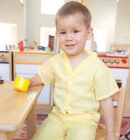 Essentials - Pajama Top Size 3 to 4 Sunflower Yellow Pediatric - 45789-304