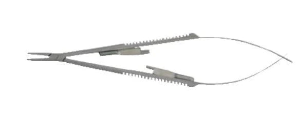 BR Surgical - Needle Holder 5-1/2 Inch Length Straight Smooth Jaw Finger Ring Handle - BR24-67314