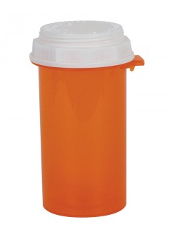 Apothecary Products VIAL, PRESCRIPTION PUSH TAB 40DR AMBER (90/CS) - 30675H