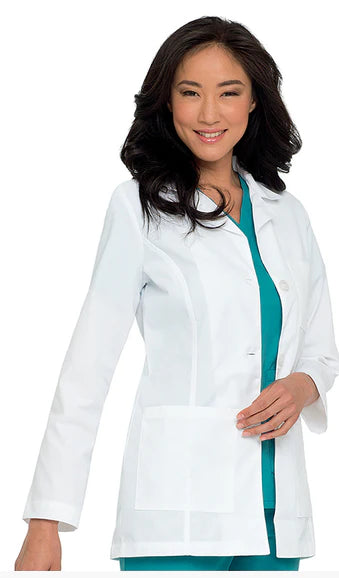 Landau Uniforms - Lab Coat White X-Large Hip Length Reusable - 8726-WWXY-XL