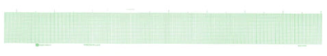 Graphic Controls Industrial - Diagnostic Recording Paper Thermal Paper 50 mm X 30.48 Meter Roll Green Grid - 7G10784107