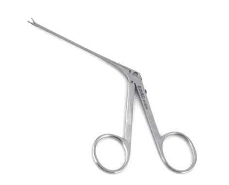 JEDMED - Forceps Hartmann-Herzfeld 5-1/8 Inch Length Stainless Steel NonSterile NonLocking Finger Ring Handle Straight 3 mm Oval Cups - 34-0965