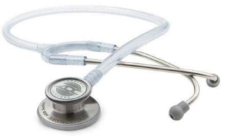 American Diagnostic Corp Adscope Clinician Stethoscope Frosted Glacier 1-Tube 22 Inch Tube Double Sided Chestpiece - 608FG