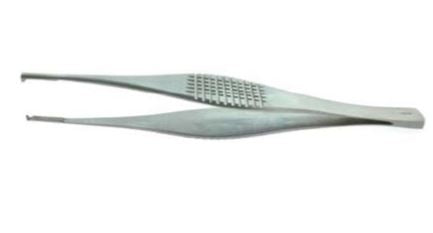 BR Surgical BR Surgical Tissue Forceps Ferris-Smith 7 Inch Surgical Grade Stainless Steel NonSterile NonLocking Thumb Handle Straight 1 X 2 Teeth - BR10-24618