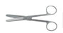 BR Surgical - Operating Scissors 5-1/2 Inch Length Surgical Grade Stainless Steel Finger Ring Handle Straight Blunt Tip / Blunt Tip - BR08-10214