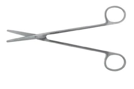 BR Surgical - Dissecting Scissors Metzenbaum 11 Inch Length Surgical Grade Stainless Steel NonSterile Finger Ring Handle Straight Blunt Tip / Blunt Tip - BR08-28028