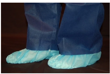 Welmed Shoe Cover X-Large Shoe High Non-skid Blue NonSterile - 9100-330XL