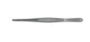 BR Surgical - Dressing Forceps 5-1/2 Inch Length Surgical Grade Stainless Steel NonSterile NonLocking Thumb Handle Straight Serrated Tips - BR10-10214