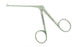 BR Surgical - Nasal Forceps Hartmann-Herzfeld 3 Inch Length Surgical Grade Stainless Steel NonSterile NonLocking Finger Ring Handle Straight 2 mm Alligator Cups - BR46-17202