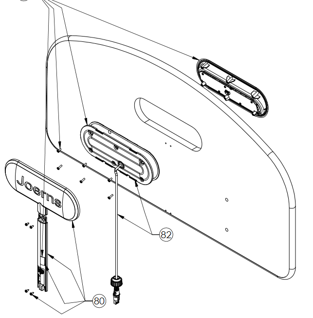 Joerns Healthcare Bed Control Staff Kit For Joerns Bed - 39001113