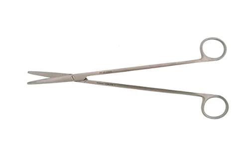 BR Surgical - IUD String Scissors 9 Inch Length Surgical Grade Stainless Steel NonSterile Finger Ring Handle Straight Blunt Tip / Blunt Tip - BR08-50622