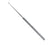 JEDMED - Ear Curette Jedmed Shapleigh 6-2/5 Inch Length Flat Handle Size 2 Tip Delicate Serrated Loop Tip - 31-0152