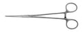 BR Surgical - Hemostatic Forceps Sarot 9-1/2 Inch Length Surgical Grade Stainless Steel NonSterile Ratchet Lock Finger Ring Handle Curved - BR12-45124