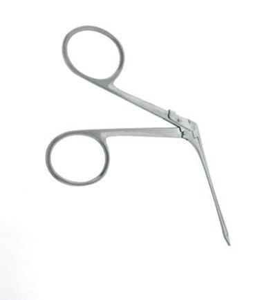 BR Surgical BR Surgical Micro Ear Scissors Bellucci 80 mm Surgical Grade Stainless Steel NonSterile Finger Ring Handle - BR44-31255