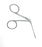 BR Surgical BR Surgical Micro Ear Scissors Bellucci 80 mm Surgical Grade Stainless Steel NonSterile Finger Ring Handle - BR44-31255