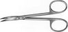 Aesculap - Iris Scissors 3-3/4 Inch Length Stainless Steel NonSterile Finger Ring Handle Curved Blades - BC057R