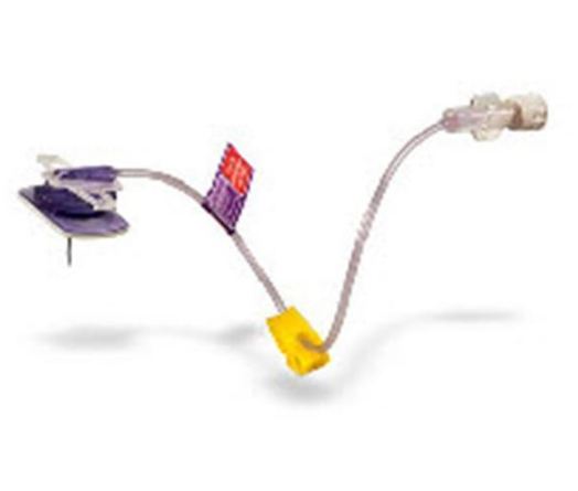 Bard EZ Huber Huber Infusion Set 20 Gauge 3/4 Inch 8 Inch Tubing Y-Site Injection Port - SH20-75Y