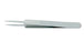 BR Surgical BR Surgical Tissue Forceps Jeweler 4-1/8 Inch Surgical Grade Stainless Steel NonSterile NonLocking Thumb Handle Angled 45° No. 5 Tips - BR10-33105-45