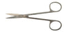 BR Surgical - Dental Scissors Wagner 4-3/4 Inch Length Surgical Grade Stainless Steel NonSterile Finger Ring Handle Straight Sharp Tip / Blunt Tip - BR08-82612