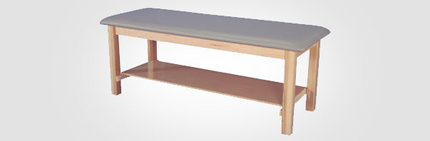 Armedica Mfg Corporation AM-604 Series Treatment Table With Shelving 500 Lbs. - AM-604-GREYSTONE