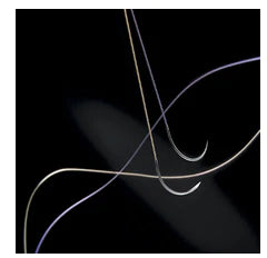 Monosyn - Suture with Needle Absorbable Uncoated Undyed Suture Monofilament Glyconate Size 2 - 0 70 cm Suture 1-Needle 24 mm Length 3/8 Circle Reverse Cutting Needle - C0023636