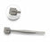 PANTek Technologies LLC Specimen Forceps 6-1/2 Inch Stainless Steel NonLocking Thumb Handle Straight 7/8 Inch Wide Paddles - AB042